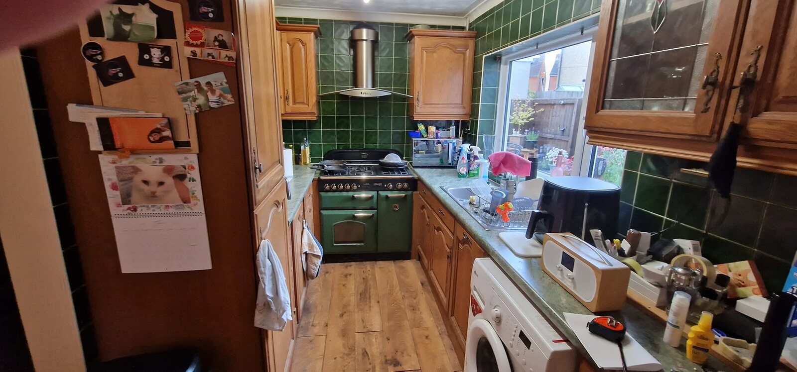 Original timber kitchen before its complete renovation